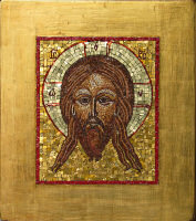 Aureola realizzata in oro citrone