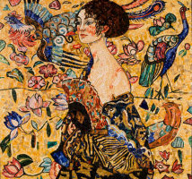 Lady with fan